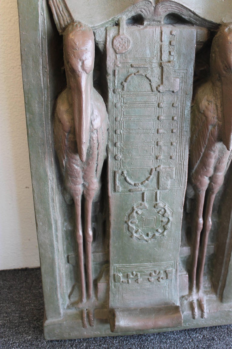 FLW Stork Pilaster by Richard Bock at 1stDibs
