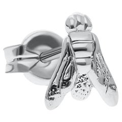 FLY Essential MonoEarring 18K White Gold – ECH JEWELRY