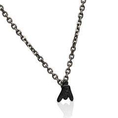 Contemporary Necklace in Black Gold & Titanium ECH JEWELRY