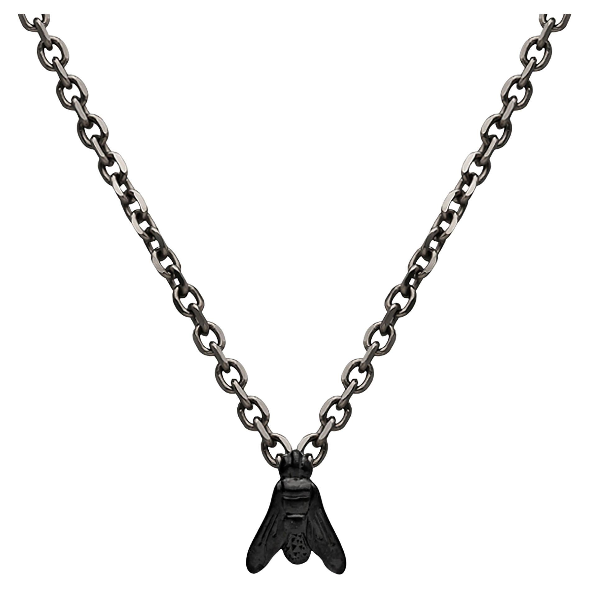 Collier FLY Essential en or noir 18 carats - ECH JEWELRY