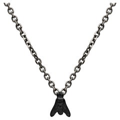 Collier FLY Essential en or noir 18 carats - ECH JEWELRY