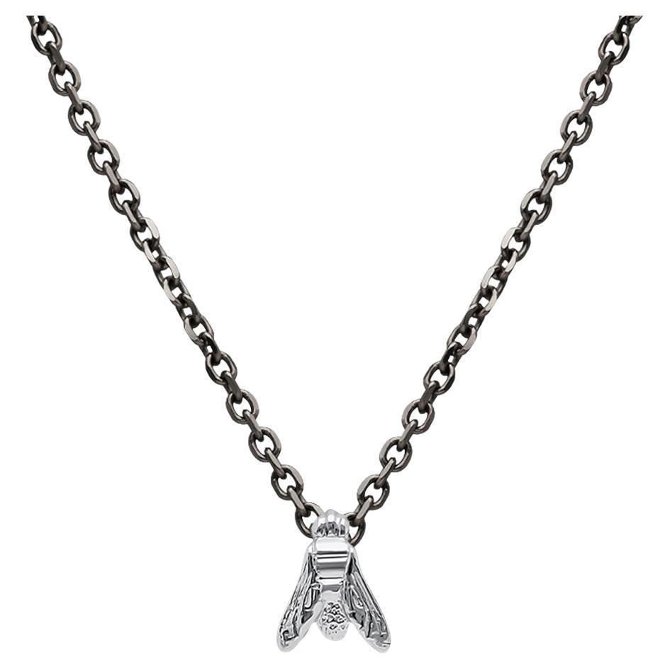 Collar FLY Essential de oro blanco de 18 quilates - ECH JEWELRY