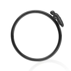 Contemporary Ring in Black Gold ECH JEWELRY