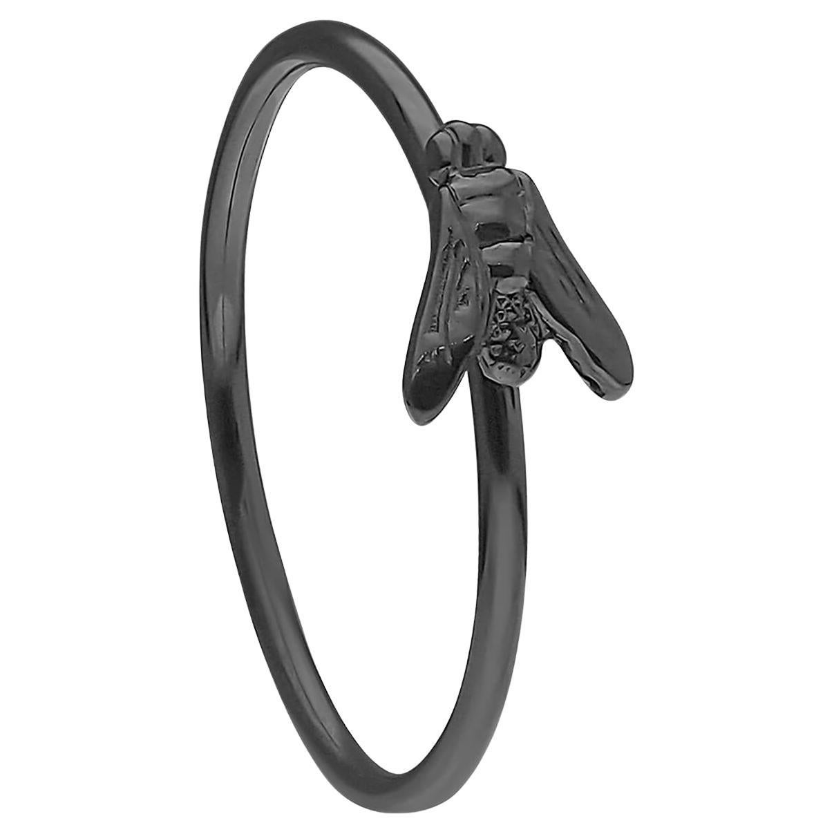 FLY Essential Ring aus 18K-Schwarzgold - ECH JEWELRY