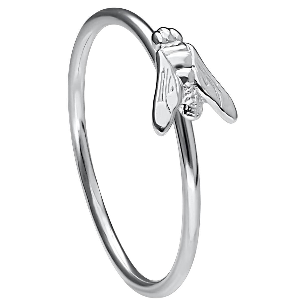 FLY Essential Ring aus 18K Weißgold - ECH JEWELRY im Angebot