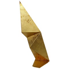 Fly Gold Origami Sculpture by Ricardo Raposo