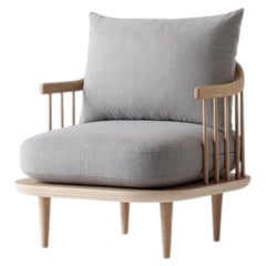 Chaise longue Fly SC10 en chêne huilé/ Oak Oak - Tissu Hot Madison 094, pour AT&T