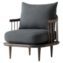 Chaise longue Fly SC10 en chêne huilé fumé/ Oak Oak - Tissu Hot Madison 093, pour AT&T