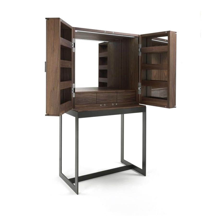 Italian Oak Fly Vanity, Designed by Giuliano & Gabriele Cappellettii, Made in Italy For Sale