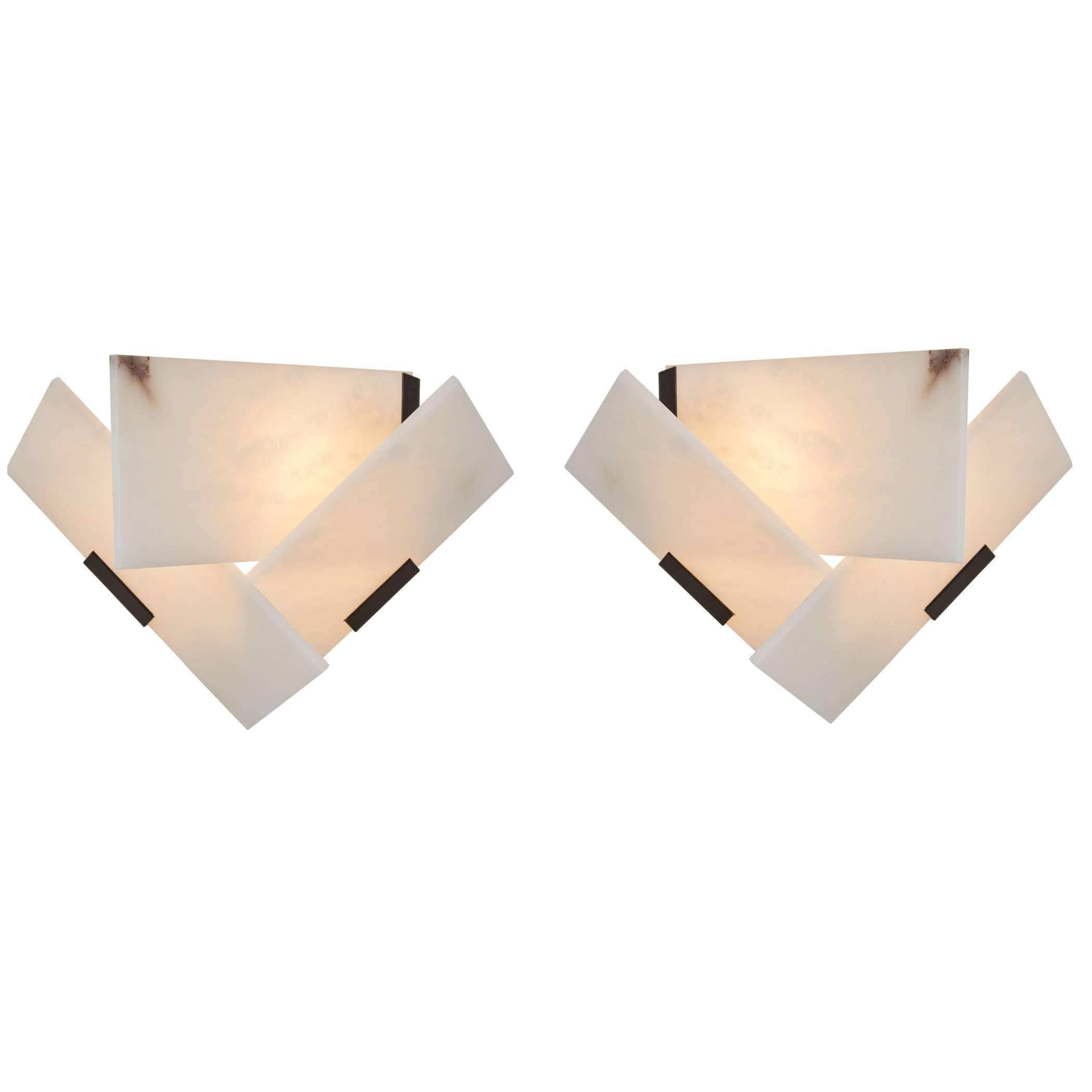 Mid-Century Modern Lampe murale Fly de Pierre Chareau Modèle 110A