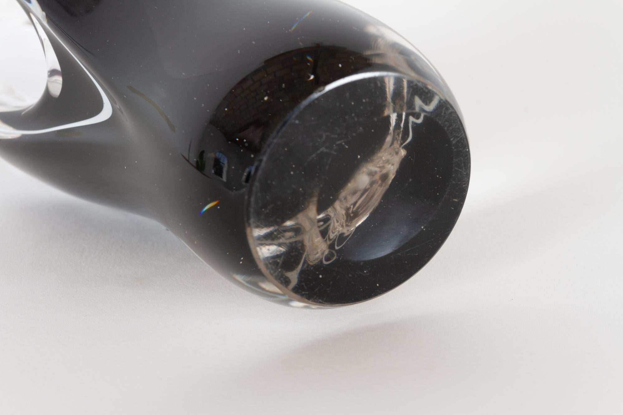 Mid-20th Century Flygsfors Coquille Fantasia Glass Vase by Paul Kedelv, 1950s