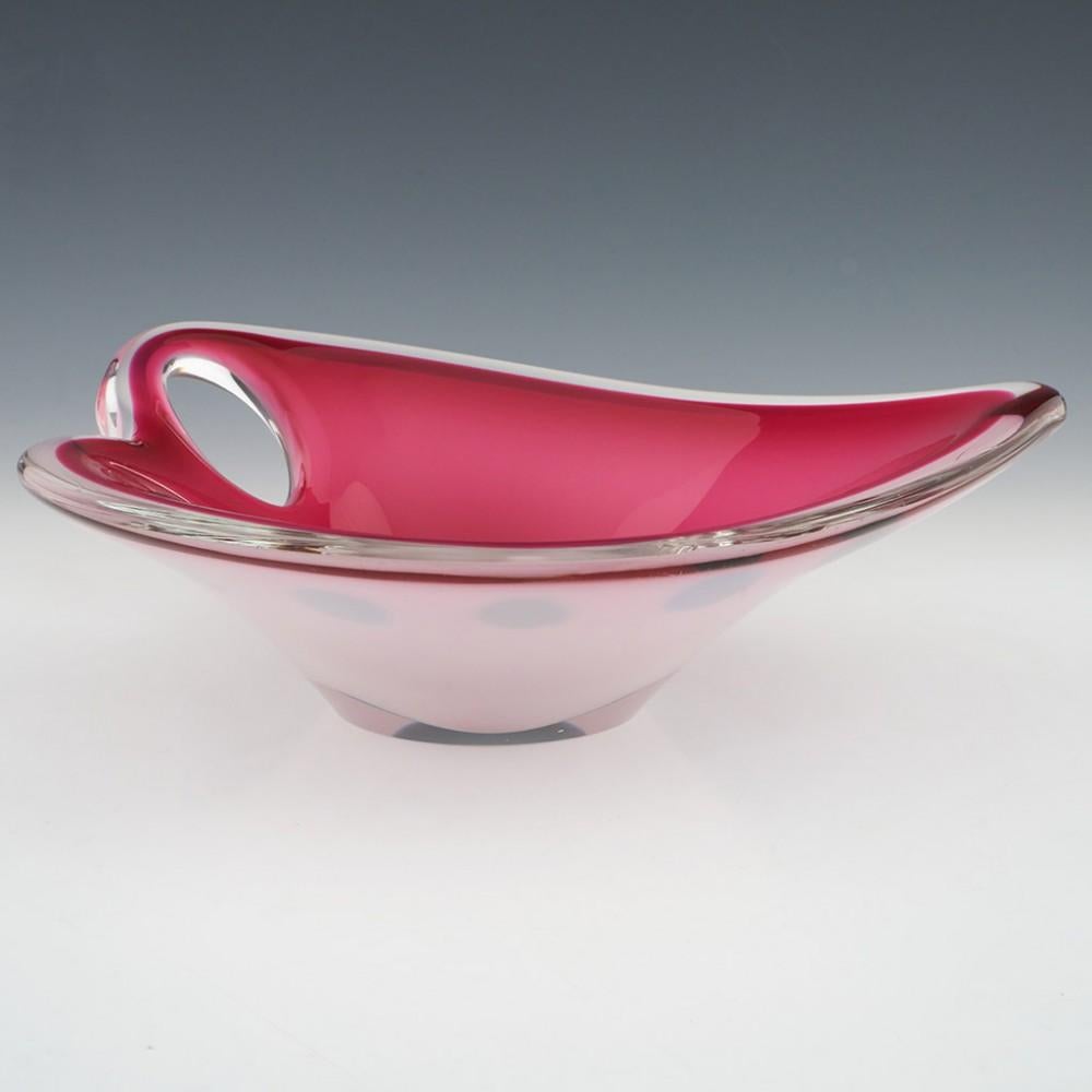 Flygsfors Rare Coquille Artists Palette Dish Designed by Paul Dedelv 1960 In Good Condition For Sale In Tunbridge Wells, GB