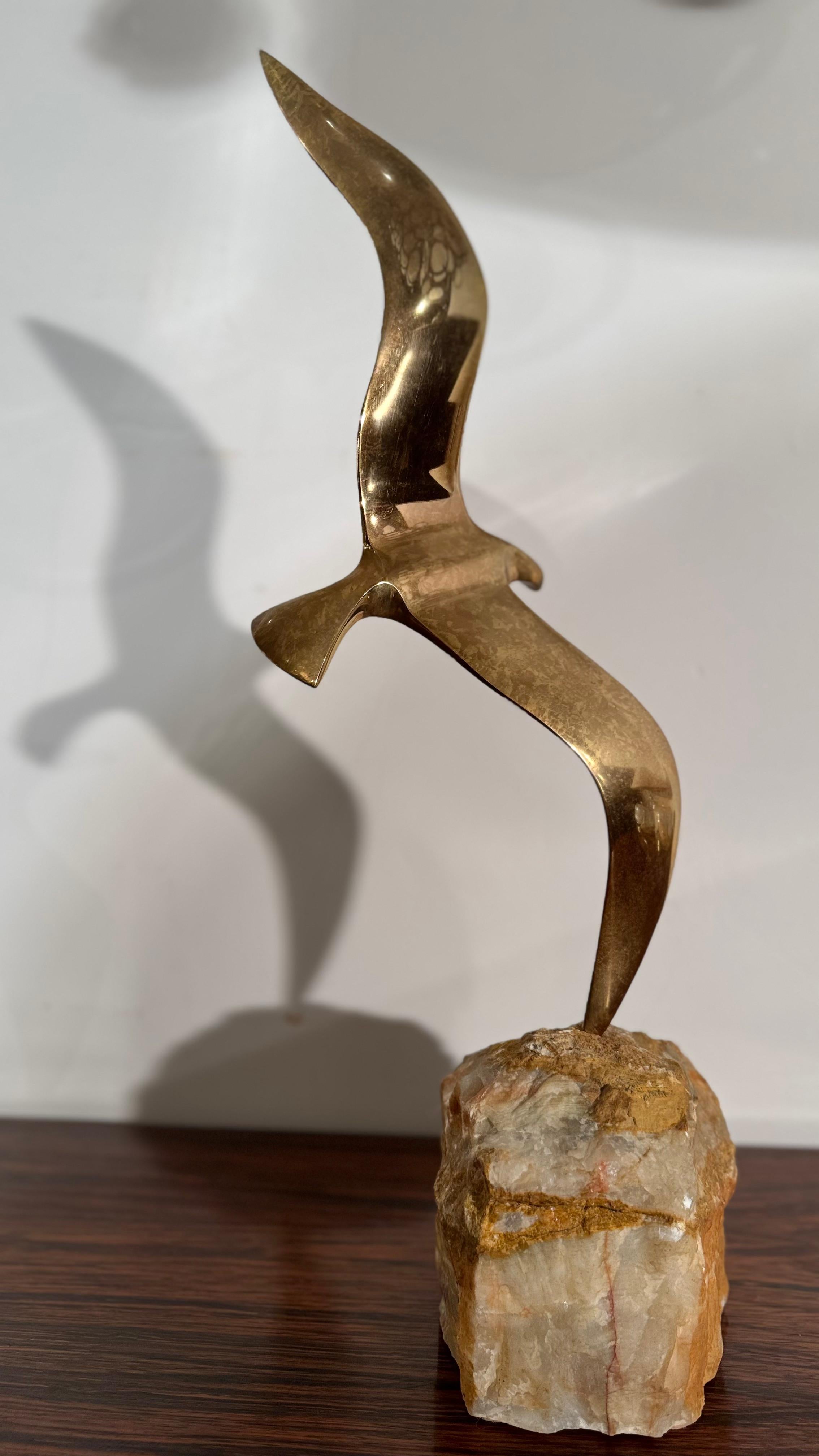 Scultura di uccello volante di Curtis Jeré, anni '70 in vendita 6