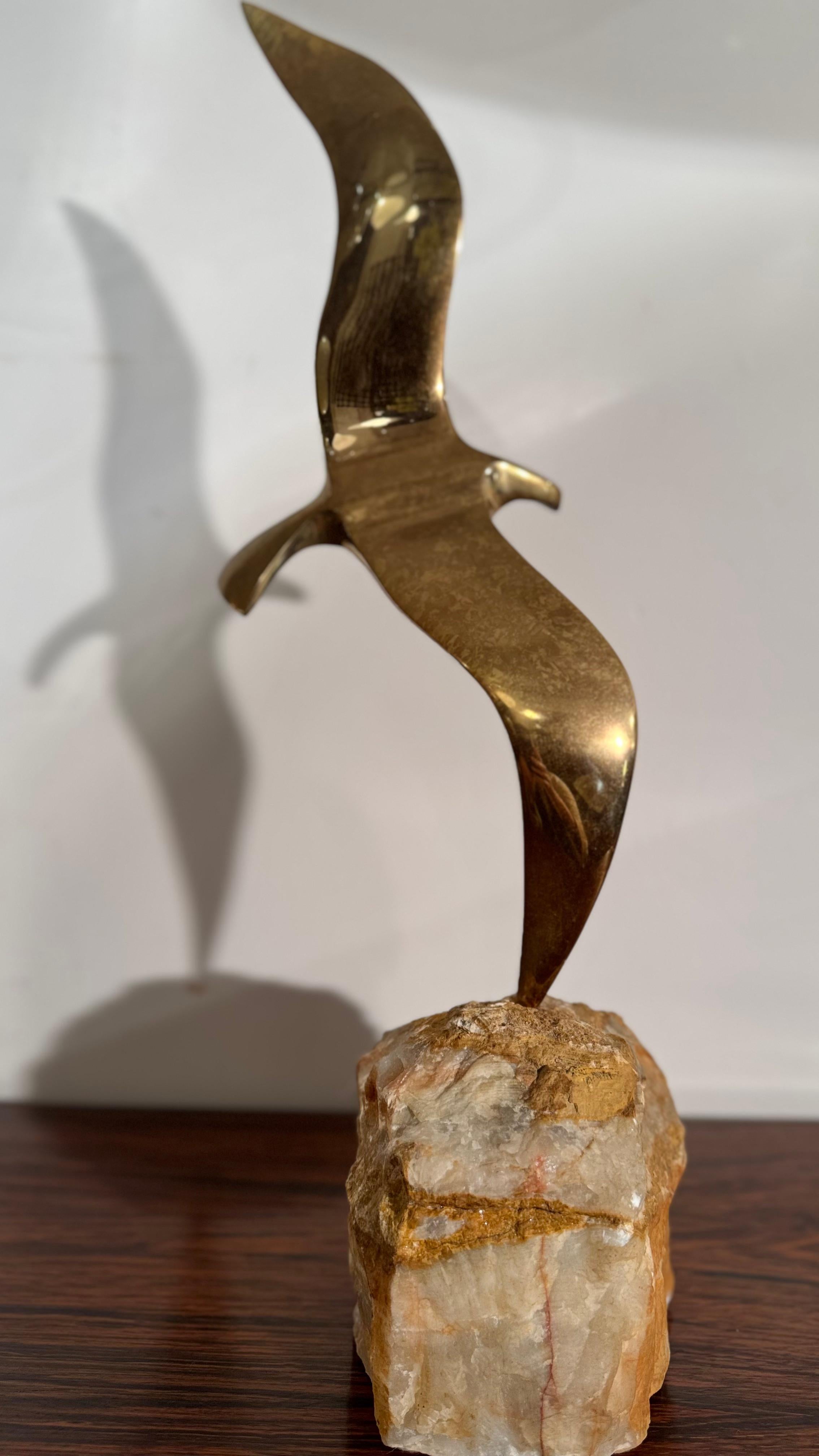 Scultura di uccello volante di Curtis Jeré, anni '70 in vendita 7