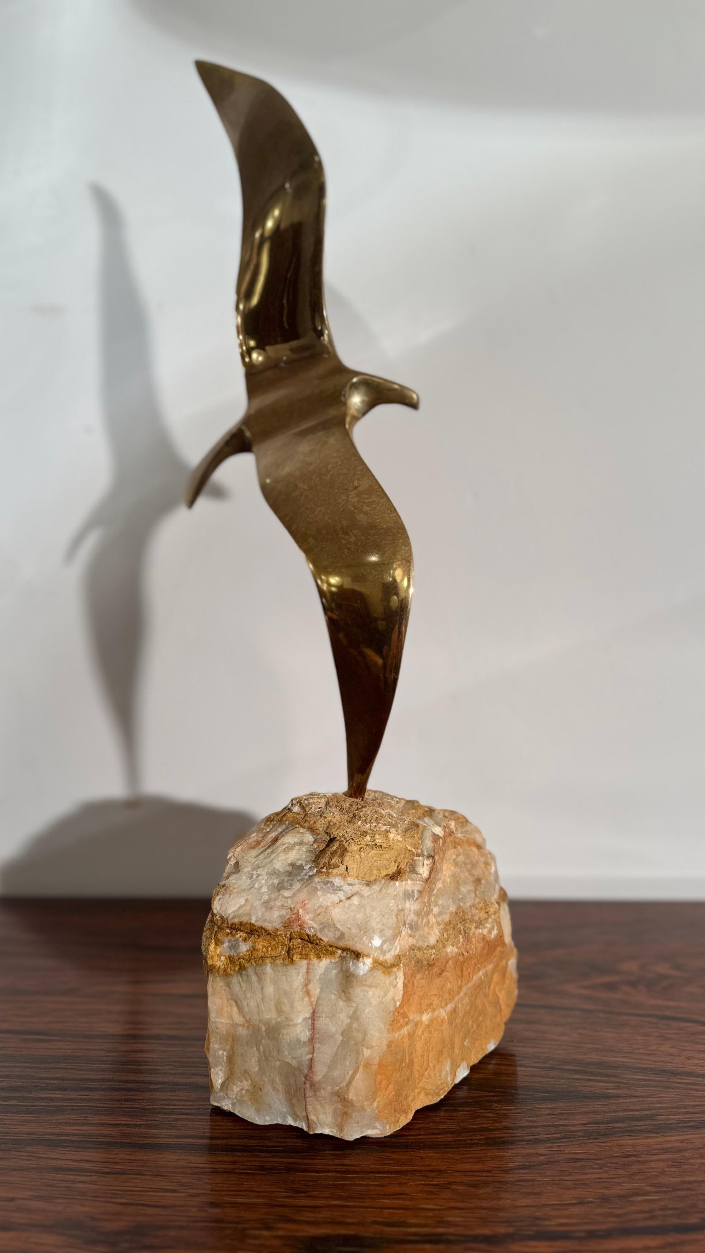 Scultura di uccello volante di Curtis Jeré, anni '70 in vendita 8