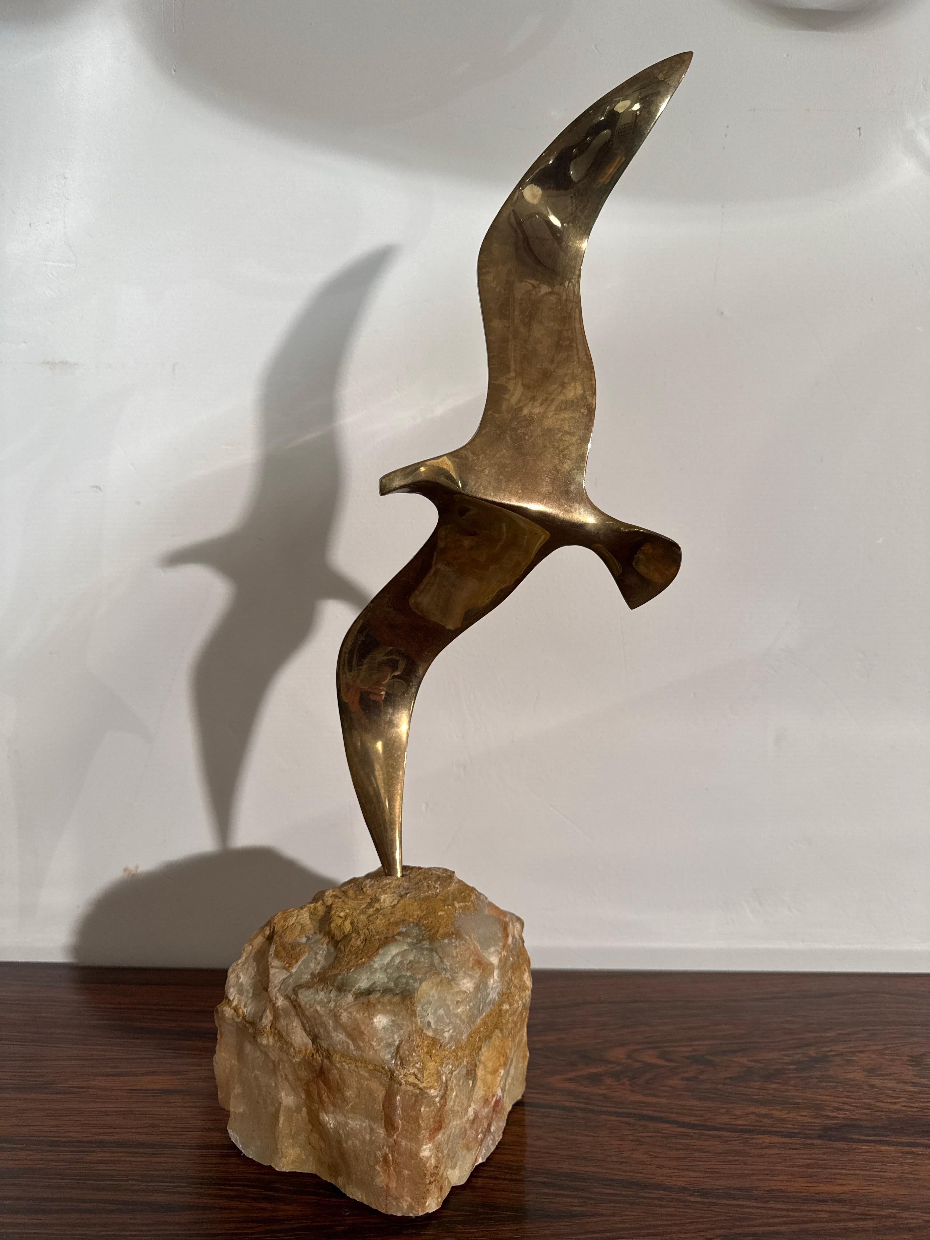 Scultura di uccello volante di Curtis Jeré, anni '70 In condizioni buone in vendita a Antwerp, BE