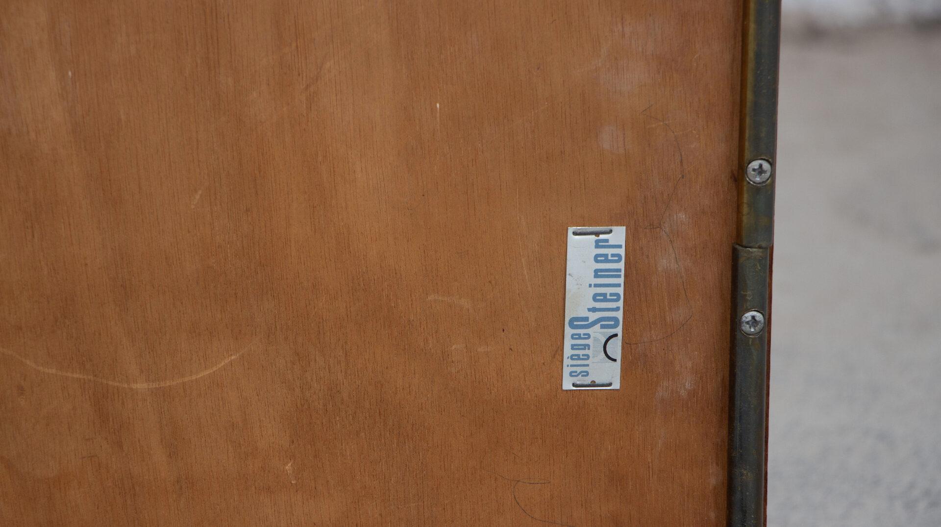 Laminate “Flying” coffee table by Pierre Guariche for Steiner For Sale