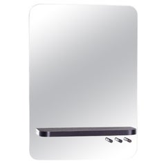 Flying Rectangular Mirror mit Regal  Eiche