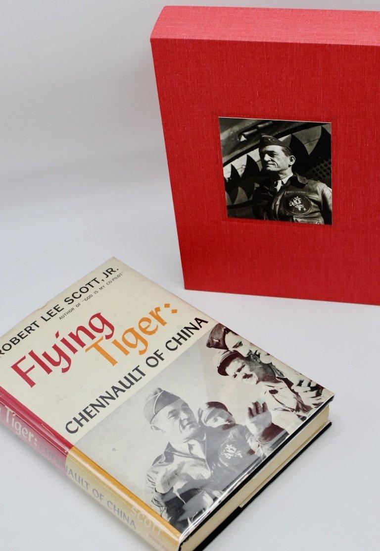 Flying Tiger: Chennault of China, Twice-Signed by Robert Lee Scott, Jr., 1st Ed. In Good Condition In Colorado Springs, CO