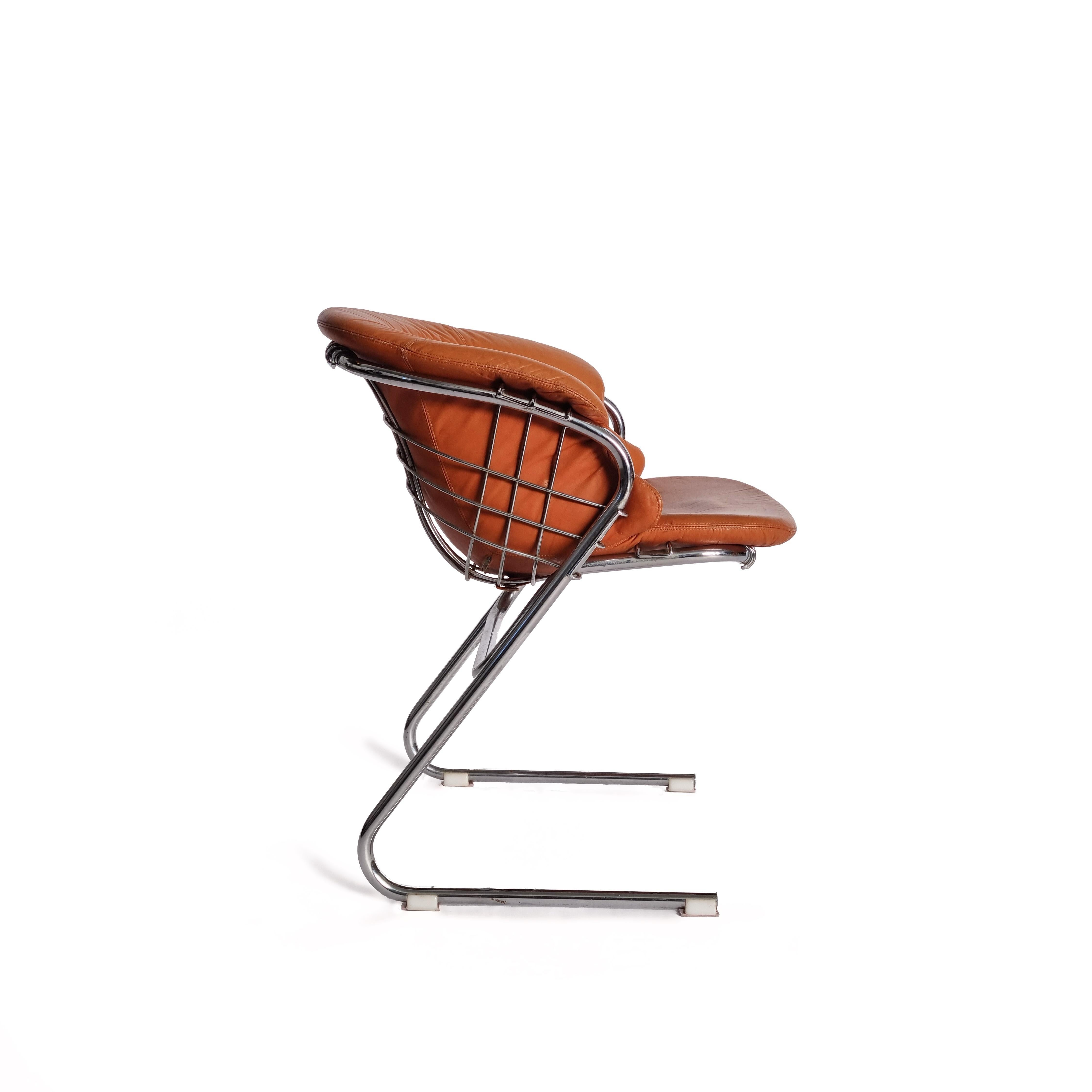 Mid-Century moderno Sedia da pranzo Flynn di Gastone Rinaldi (set di 2) in vendita