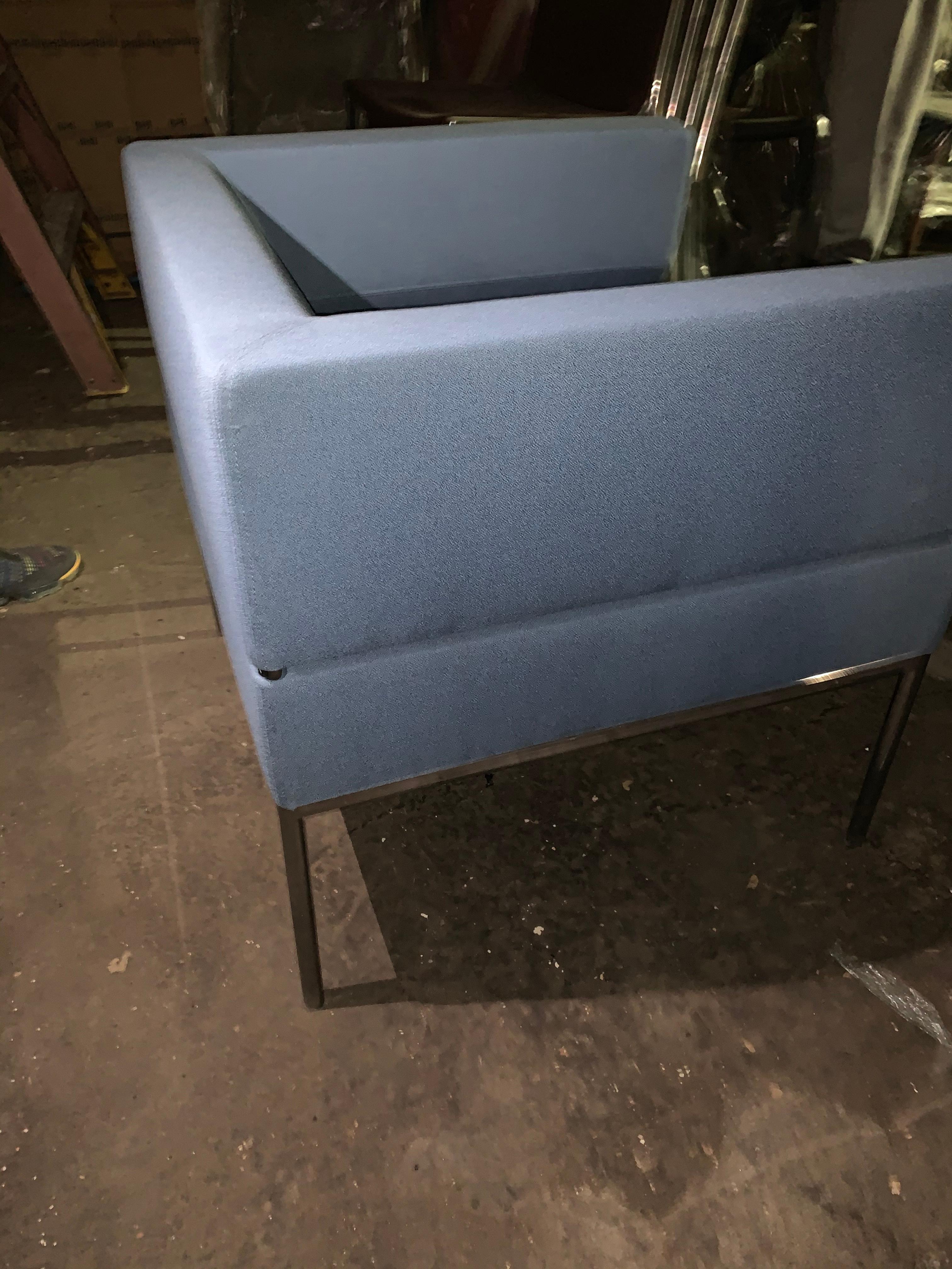 Fabric FM Lounge Blue Armchair 