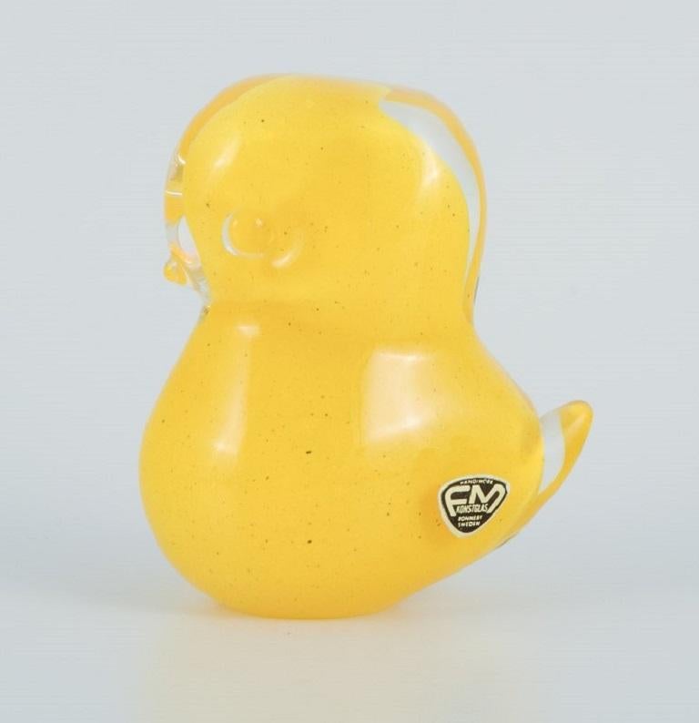 Fm Ronneby, Sweden, Seven Ducklings in Mouth-Blown Art Glass In Excellent Condition For Sale In Copenhagen, DK
