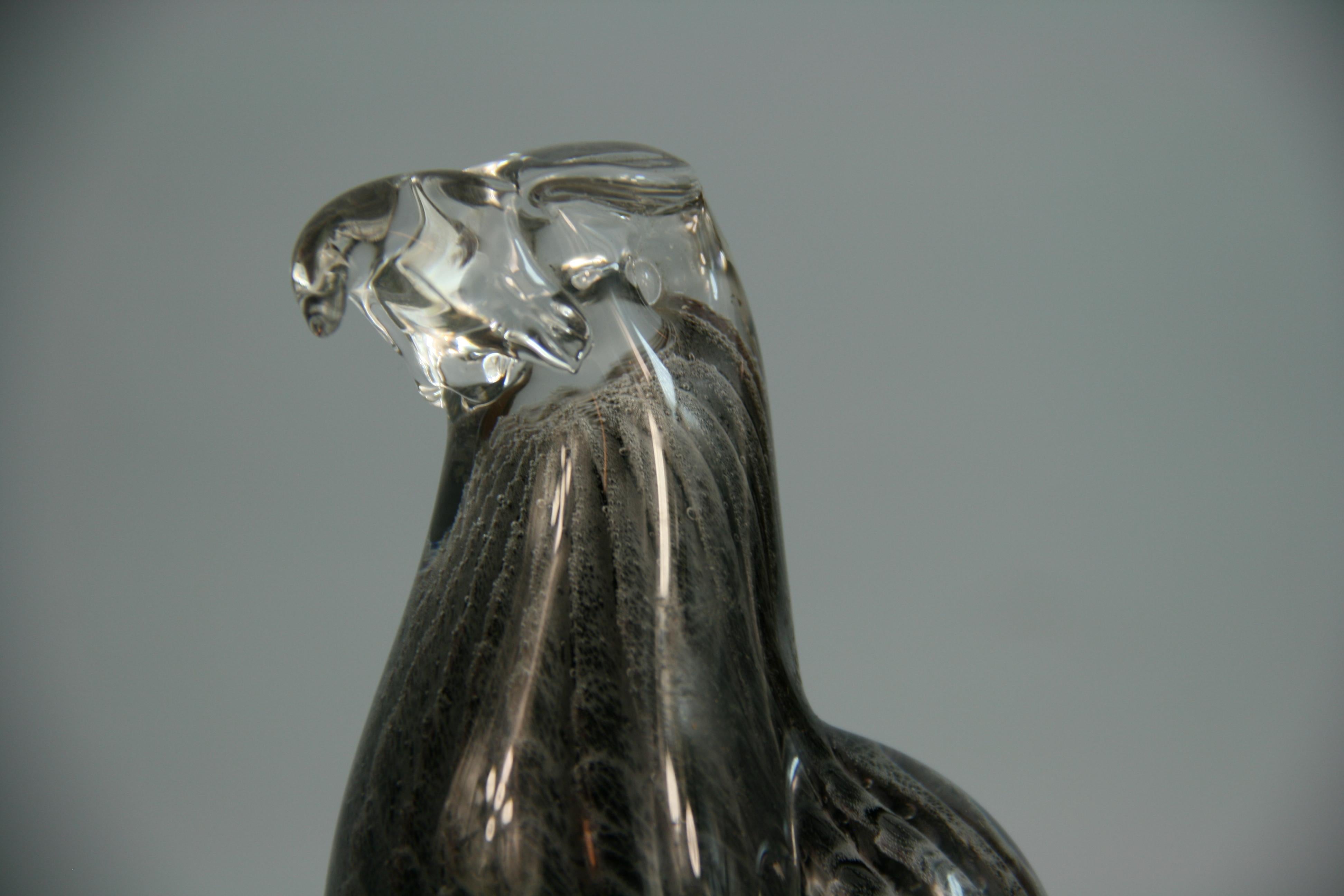 FM Studio Swedish Eagle Art Crystal Sculpture 1