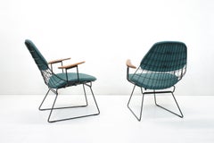 FM06 Wire Lounge Armchairs by Cees Braakman & Adriaan Dekker for Pastoe