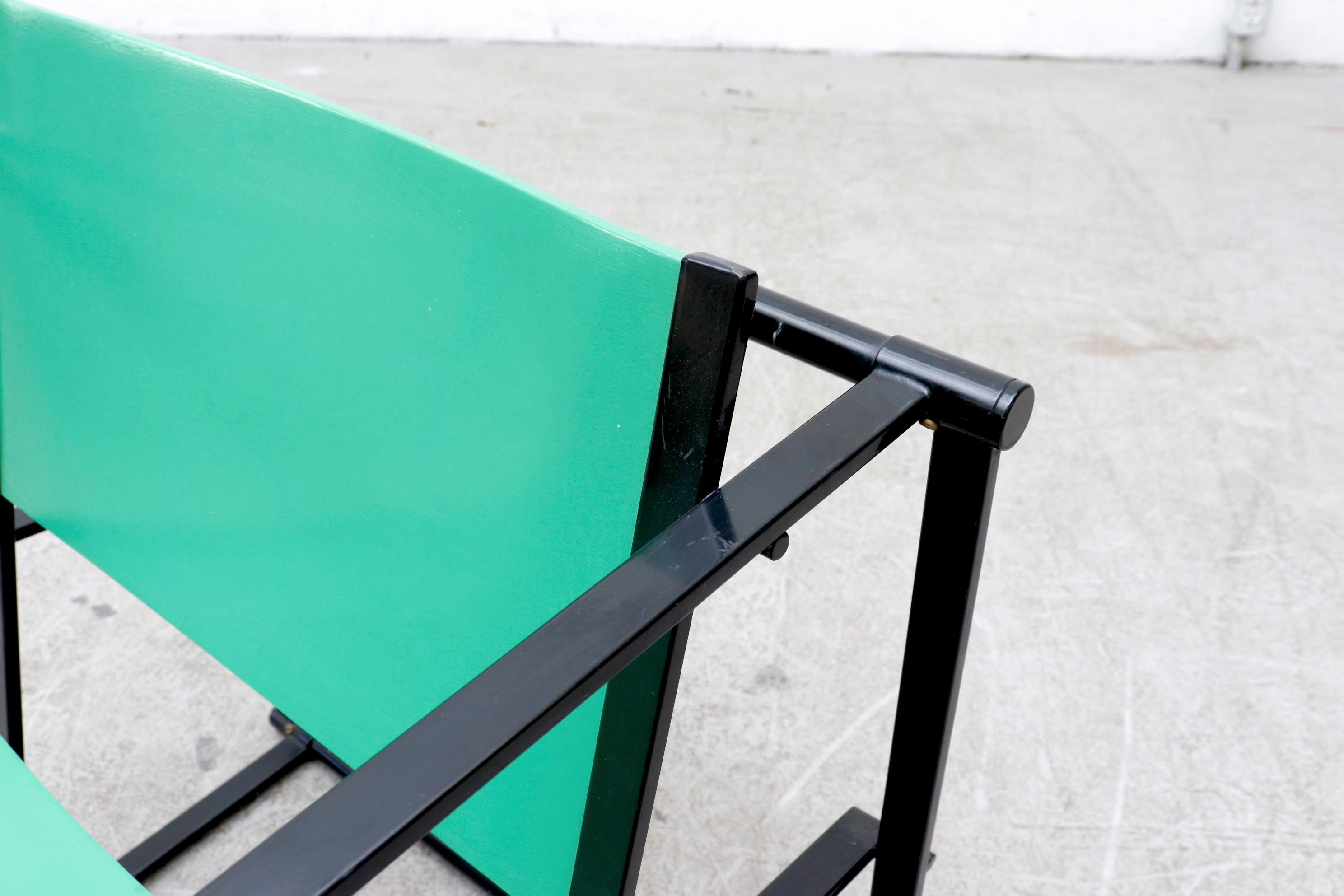 Late 20th Century FM60 Cube Chairs by Radboud Van Beekum for Pastoe in Bright Green