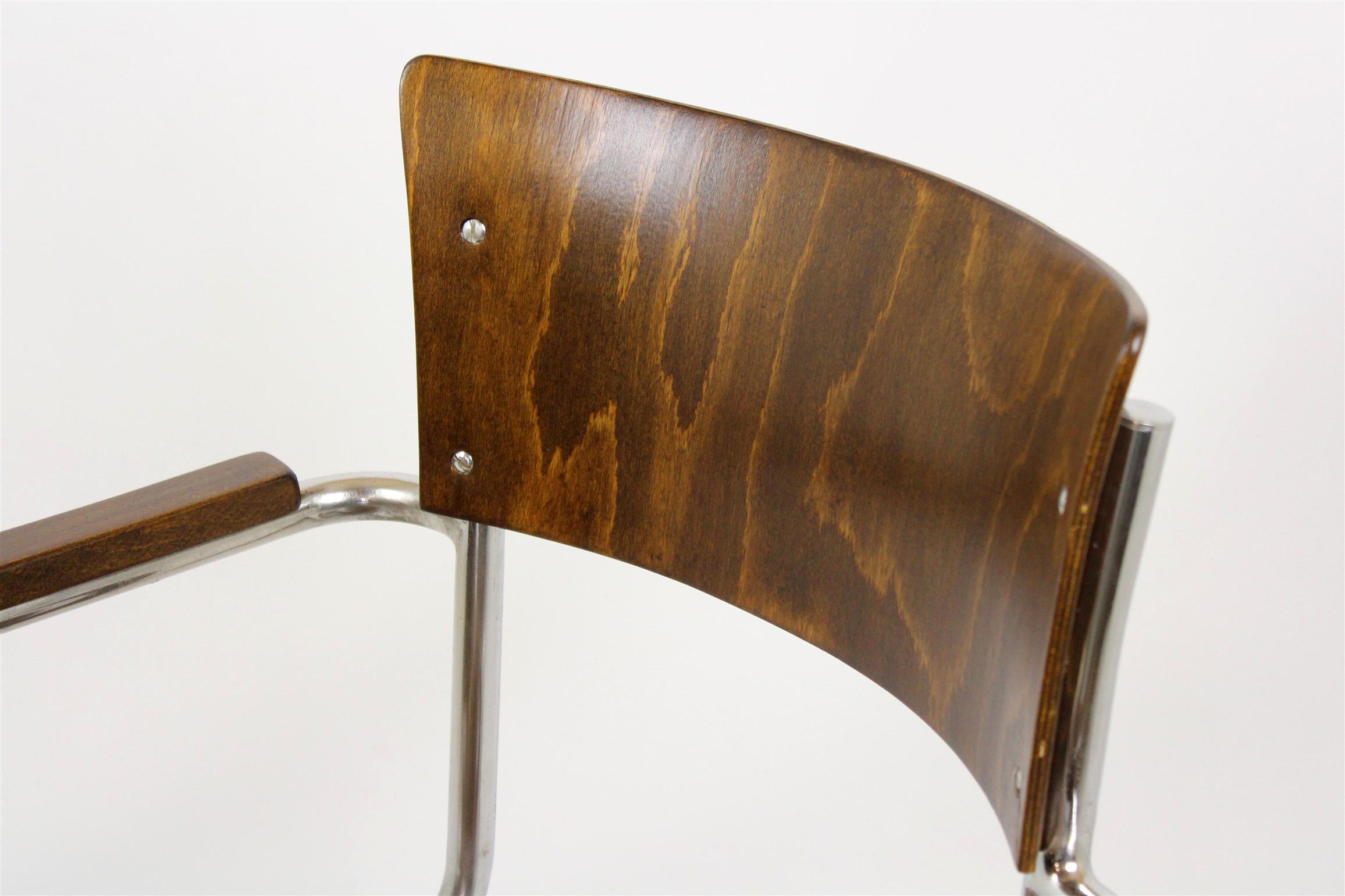 Fn 6 Cantilever Chair by Mart Stam for Mücke-Melder, 1930s For Sale 5