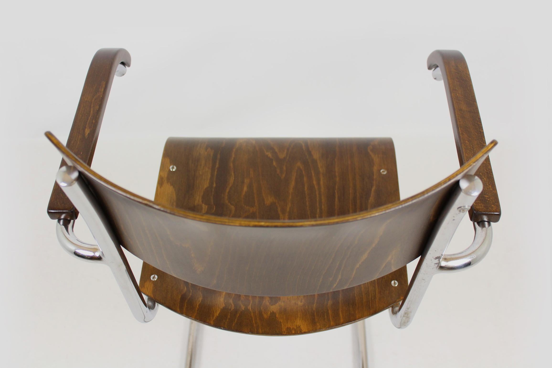 Fn 6 Cantilever Chair by Mart Stam for Mücke-Melder, 1930s For Sale 8