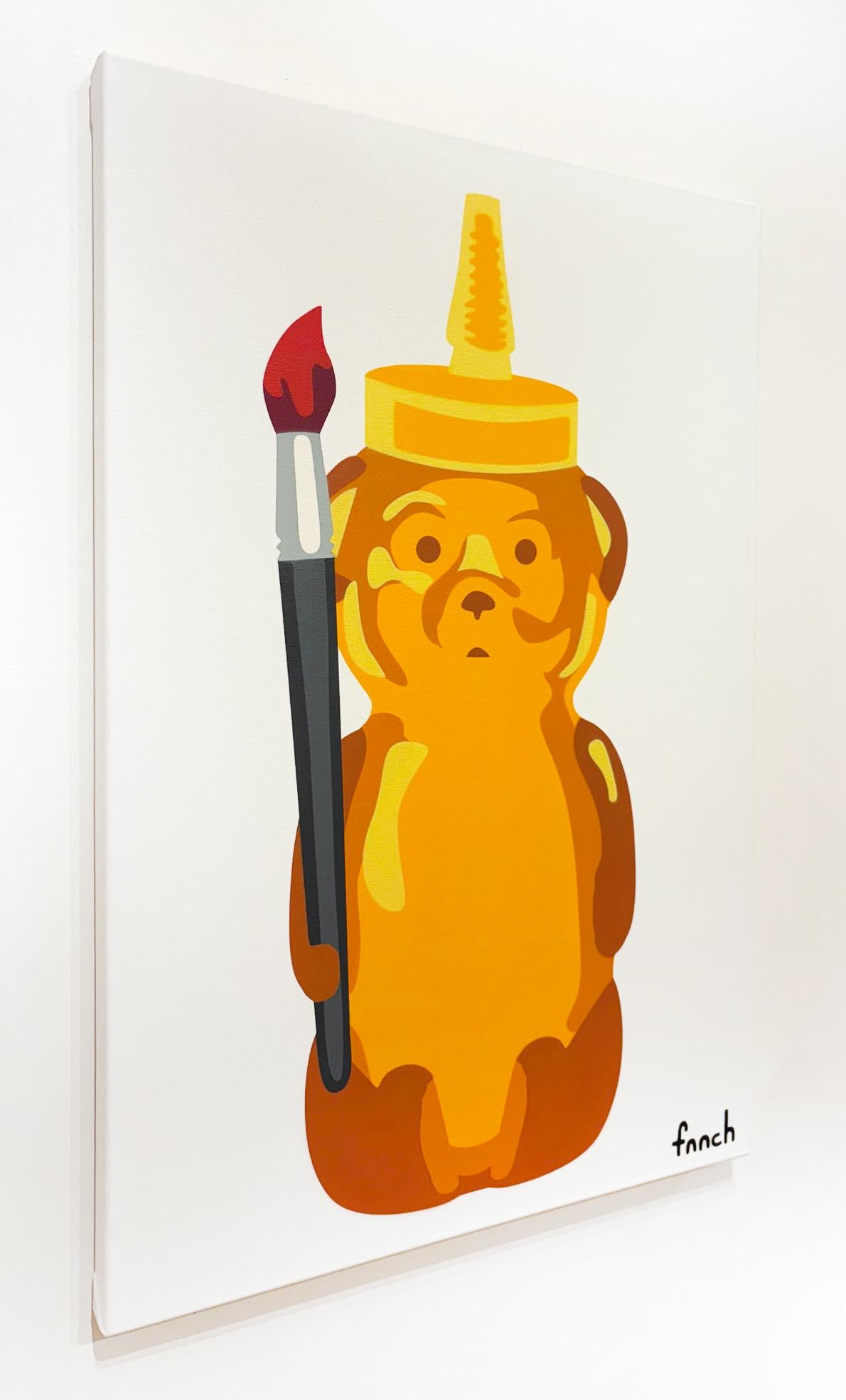 Künstler:  fnnch, 
Titel:  Künstlerbär
Datum:  2024
Medium:  Aerosol auf Leinwand
Ungerahmt Abmessungen:  36