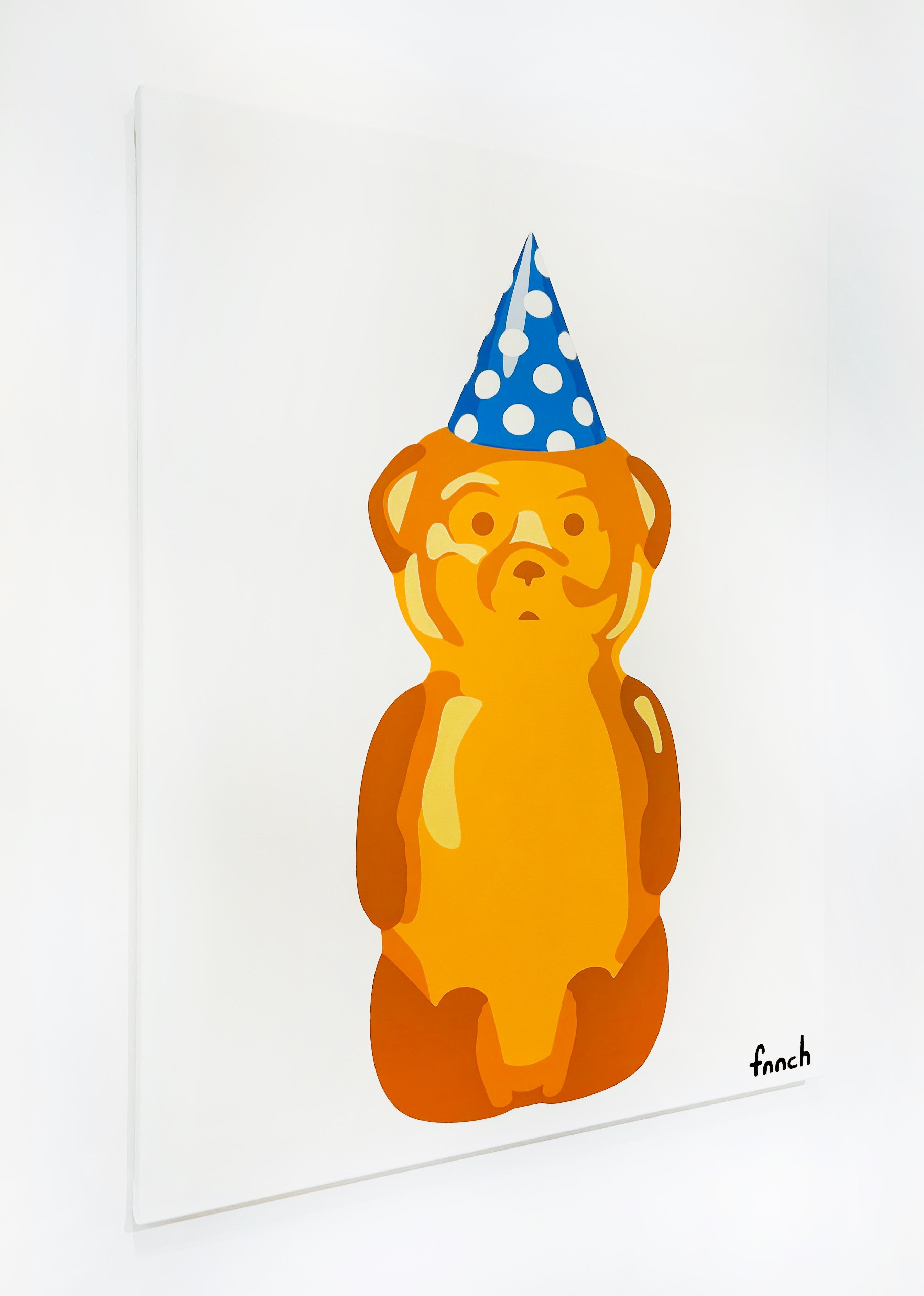 Birthday Bear - Painting by fnnch