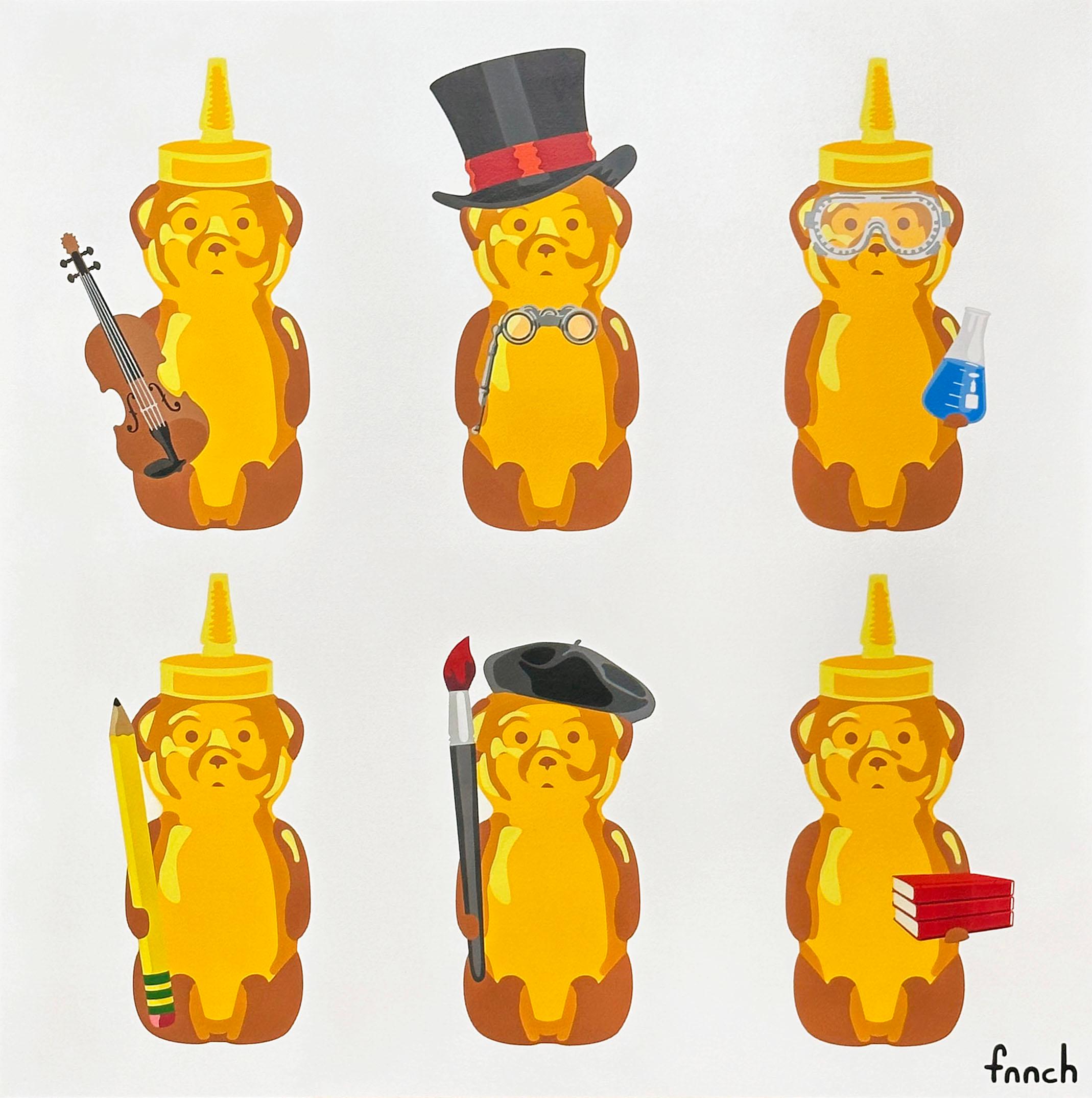 Honey Bears #4 - Painting by fnnch