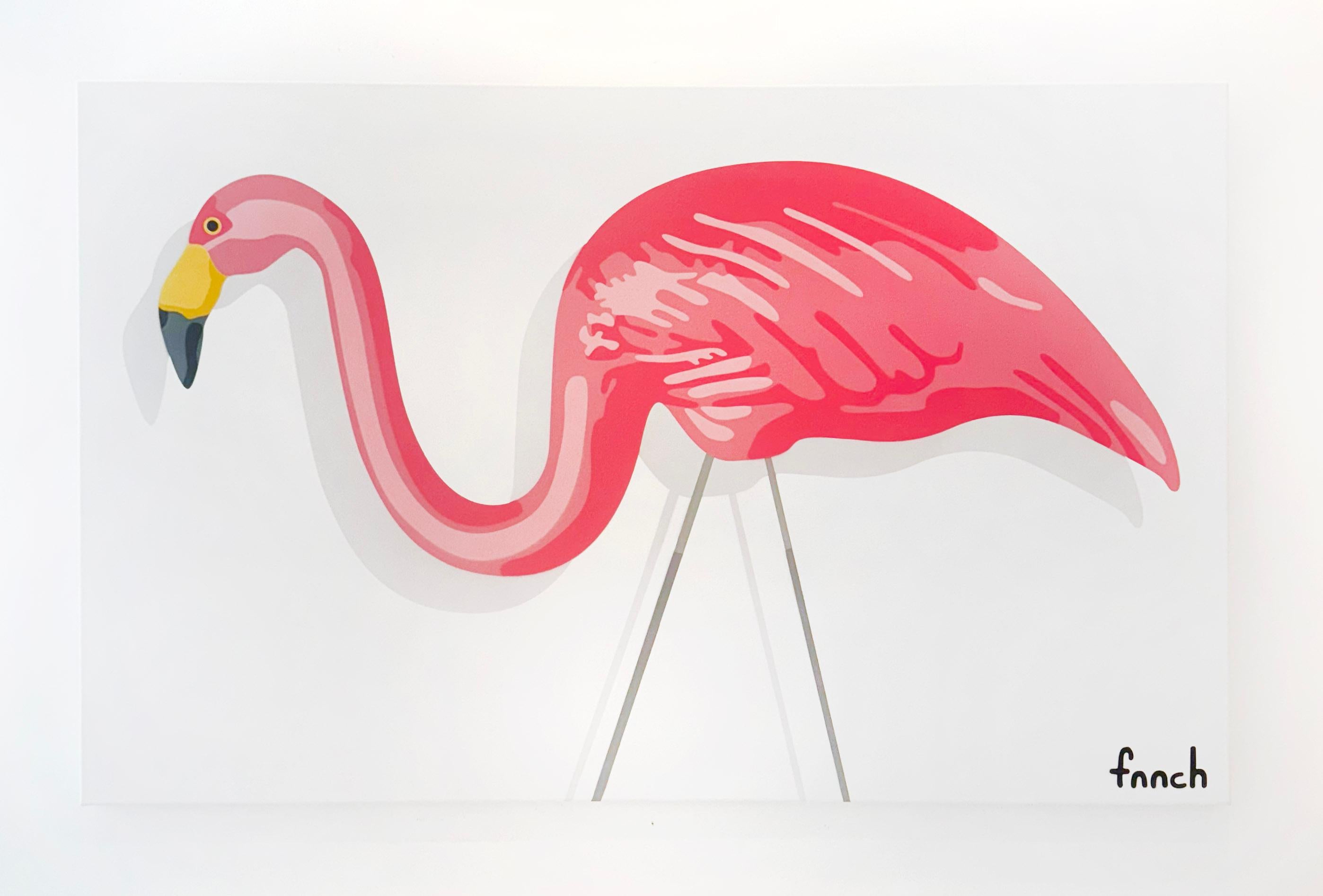 Flamenco lateral - Painting de fnnch