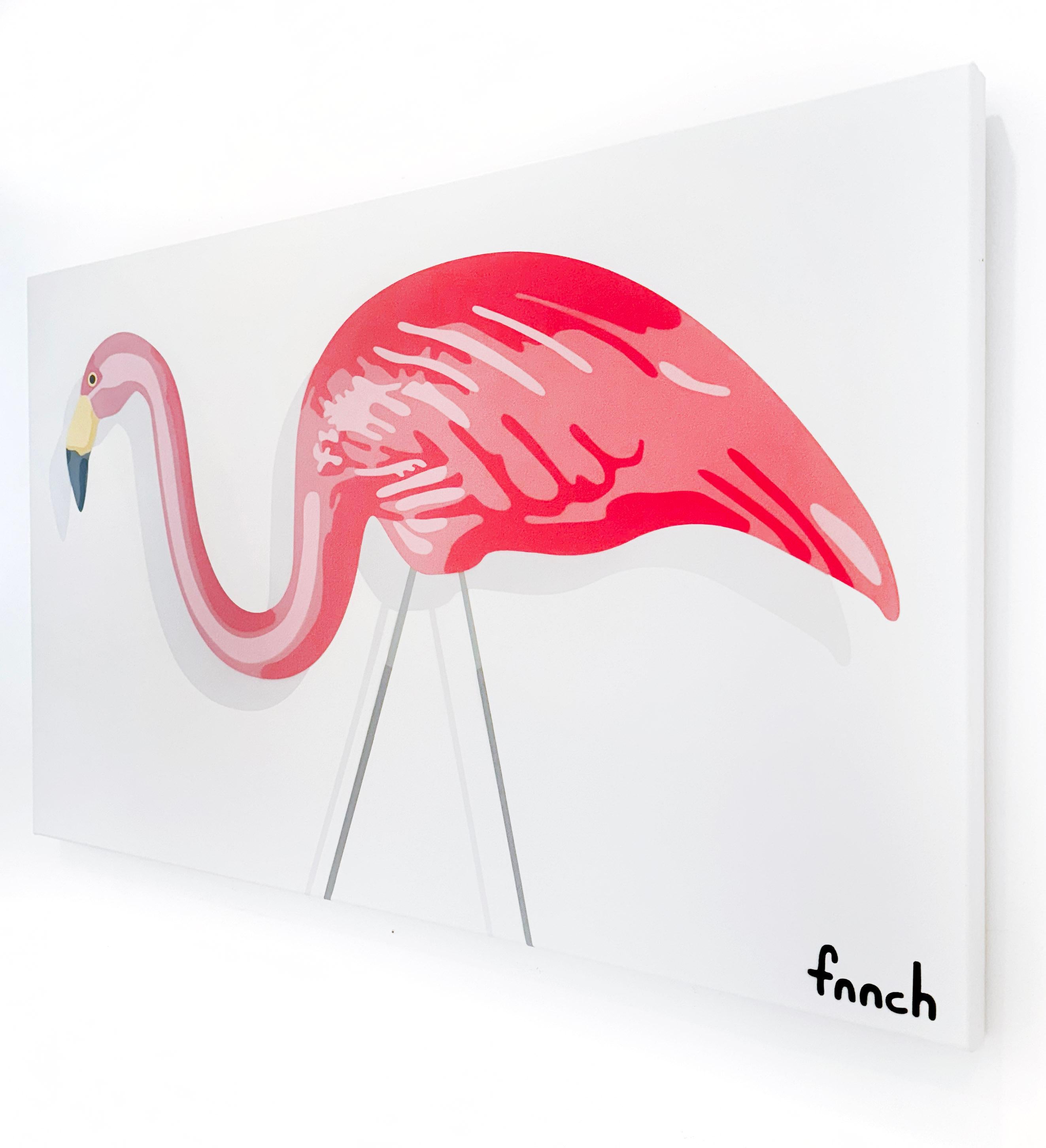 Flamenco lateral - Painting Contemporáneo de fnnch