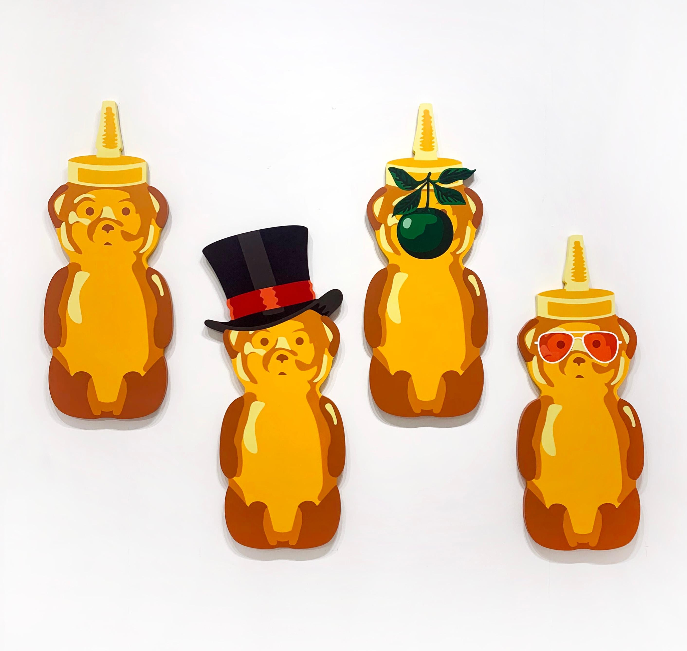 Unibody Fancy Bear (Zeitgenössisch), Painting, von fnnch
