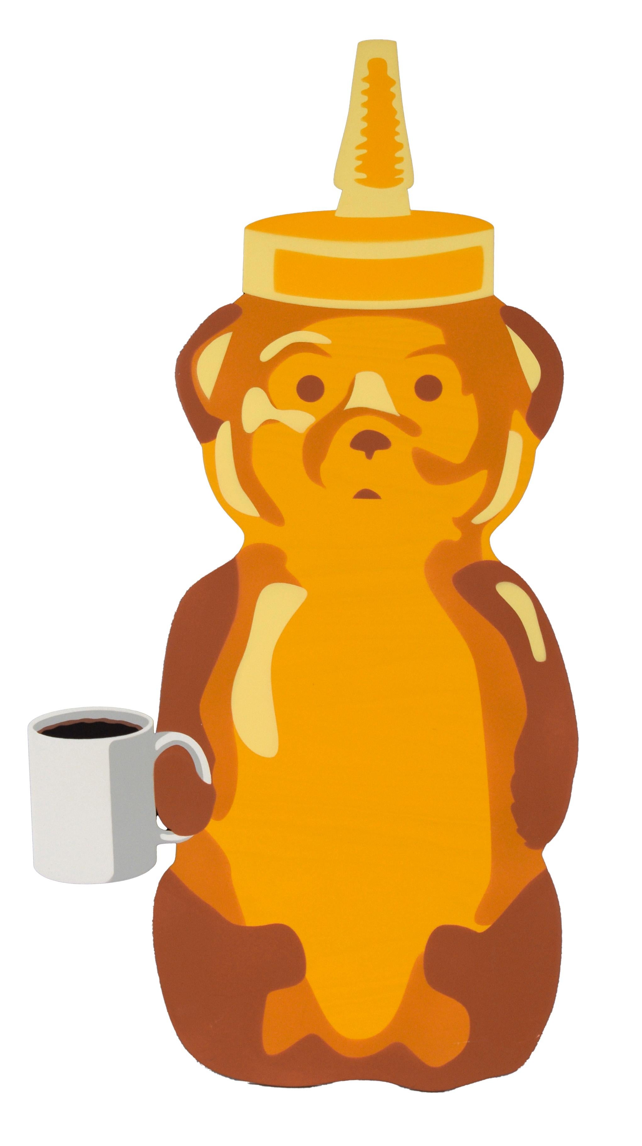 Honey Bear with Coffee by San Francisco Street Artist fnnch

Iconic honeybear holding a cup of coffee by fnnch (American, b. 1986). The honey bear series was launched during covid lockdown as an interactive, enjoyable way to encourage socially