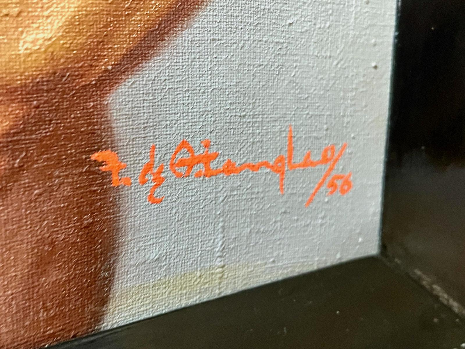 Ein Paar indigener Fillipino-Porträts im Angebot 5