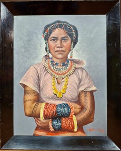 A Pair of Indigenous Fillipino Portraits