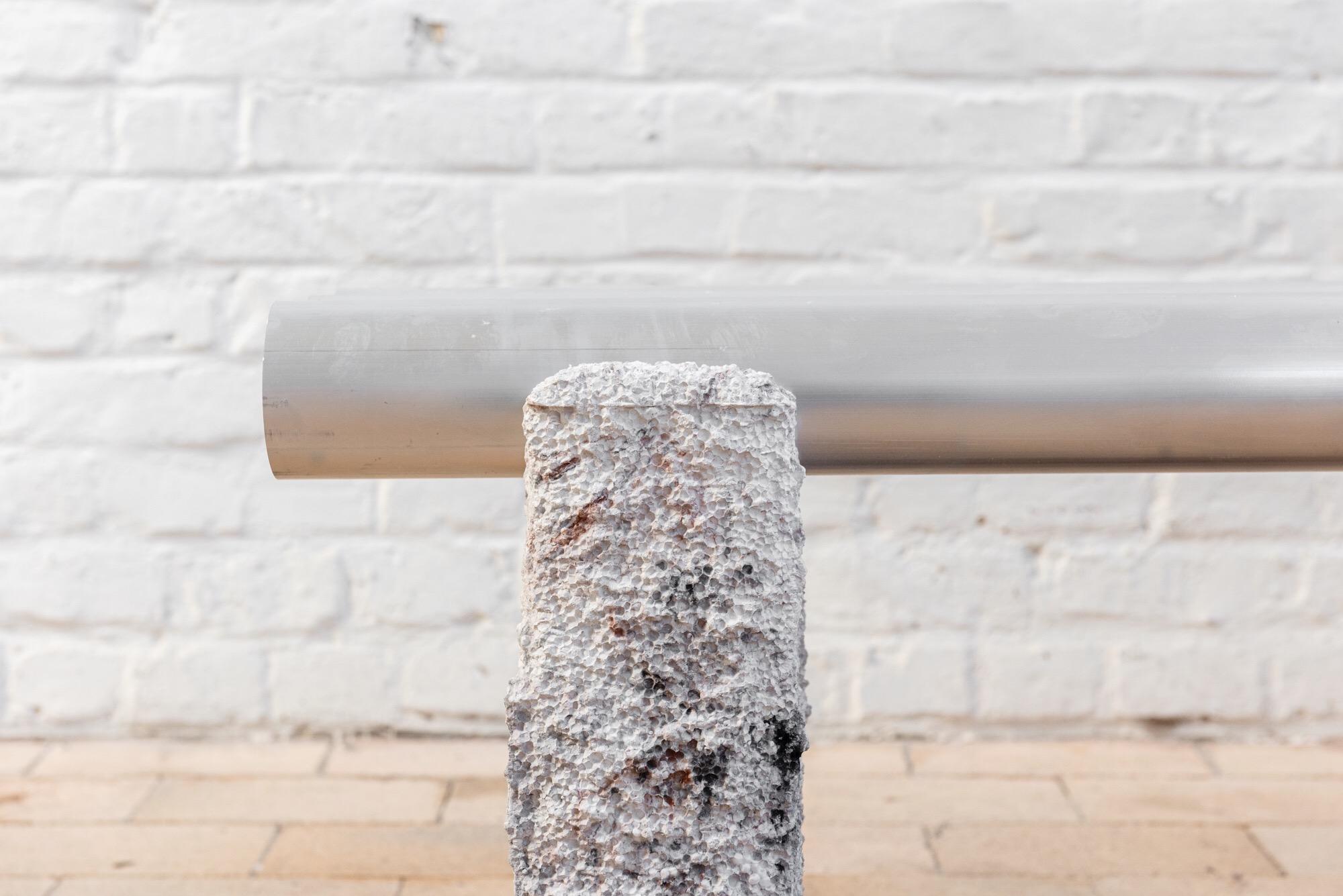 Post-Modern Foam Bench by Arne Desmet For Sale
