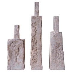 Foam-stone Inspired Handmade Ceramic Vases (Set of 3 )-  Rustic Textured Surface
