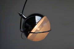 "Focus" Arc by Fabio Lenci Guzzini 1970s Italian Design Floor Lamp