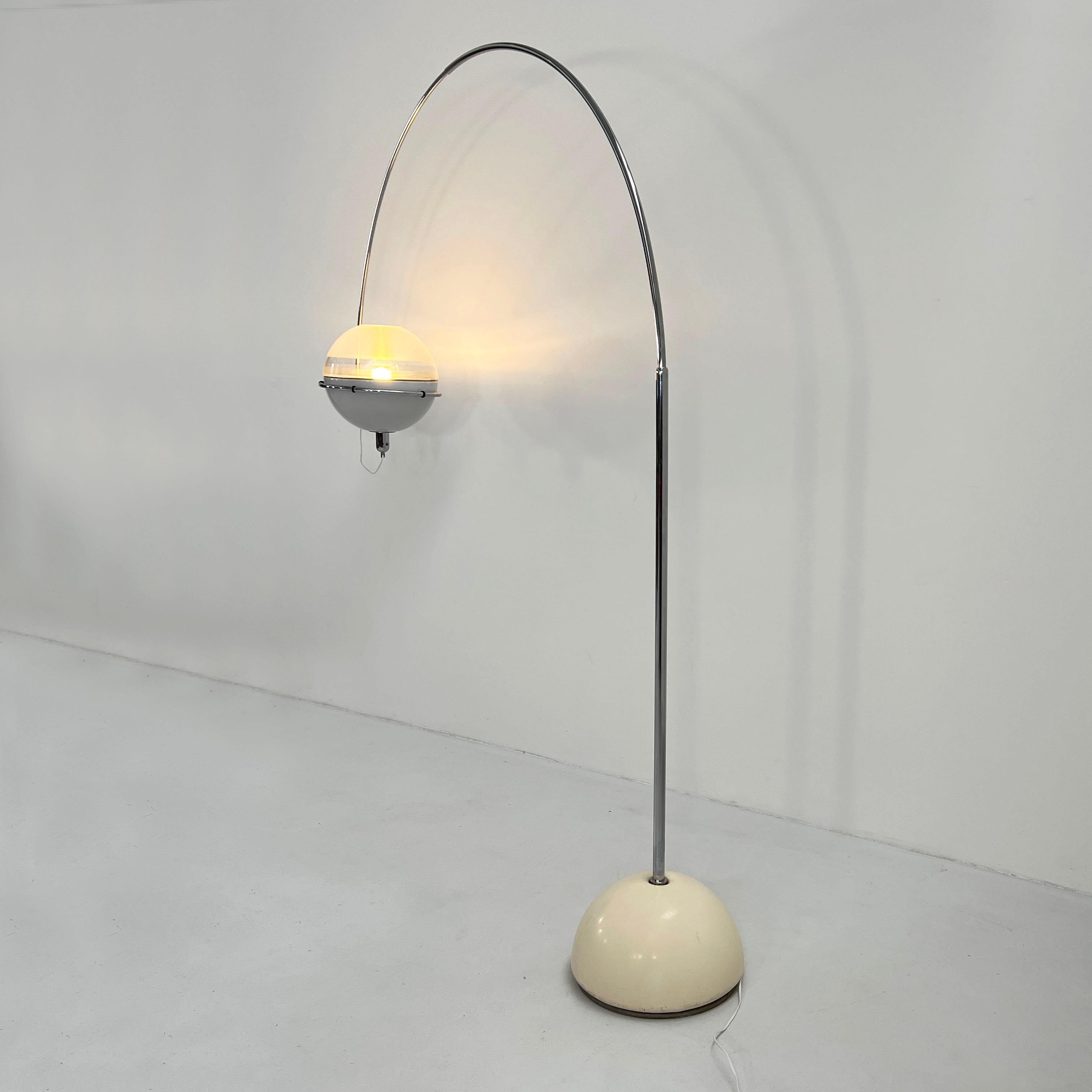 Focus Arc Floor Lamp by Fabio Lenci for Guzzini, 1970s For Sale 1