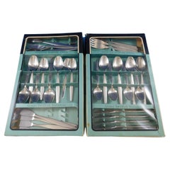 Focus by Gense Stainless Steel Sweden Flatware Set Service 32 Pcs Modern Unused