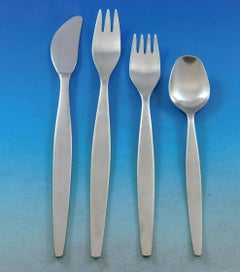 Focus by Gense Stainless Steel Sweden Flatware Set Service 43 Pcs Modern