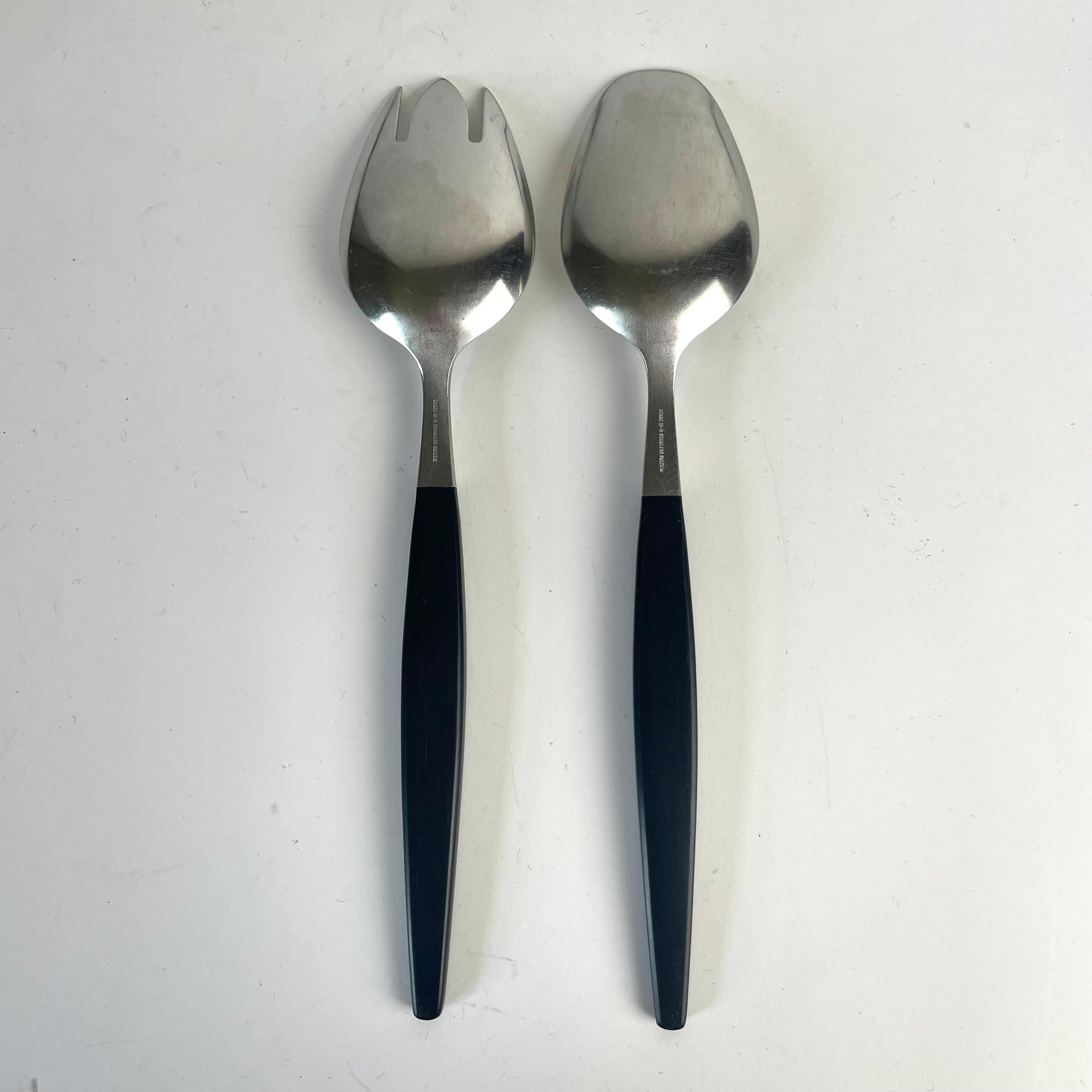 “Focus de Luxe” Flatware Set by Folke Arström for Gense, Sweden, 1950s im Angebot 9