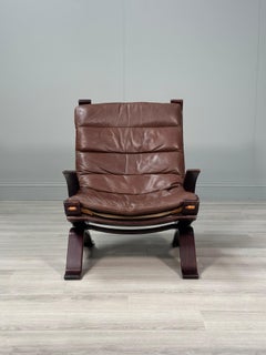 Focus Leather Armchair By Bramin c.1970’s