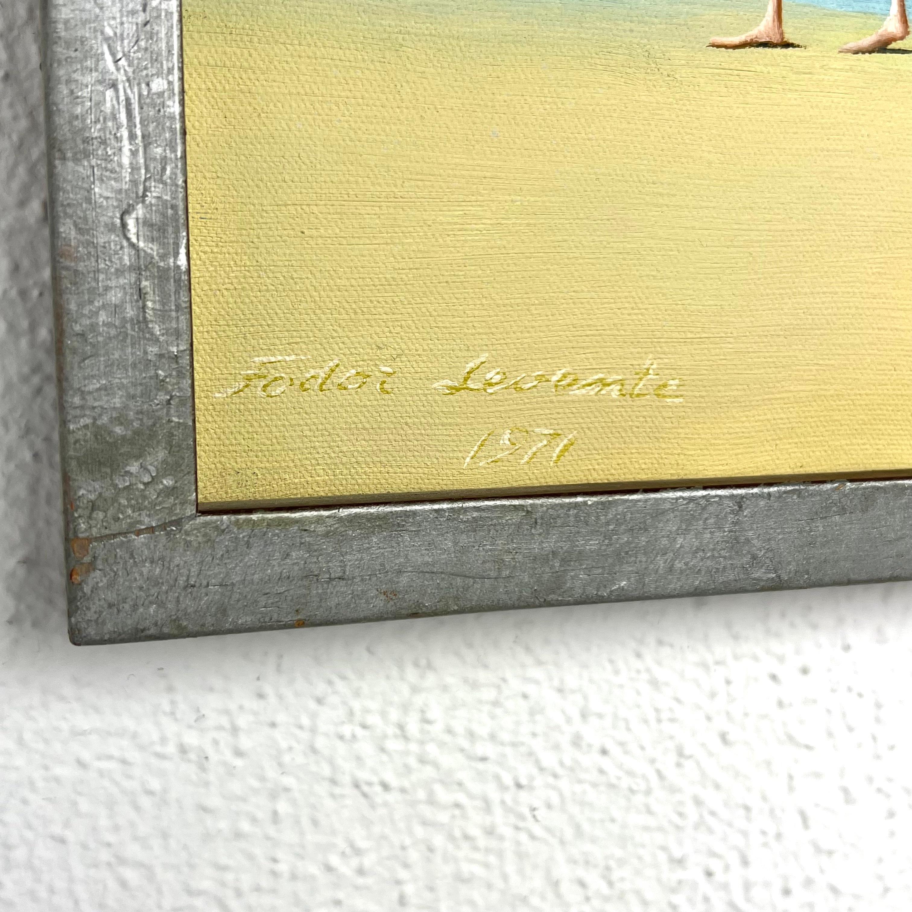 Pintura al óleo surrealista de Fodor Levente 6