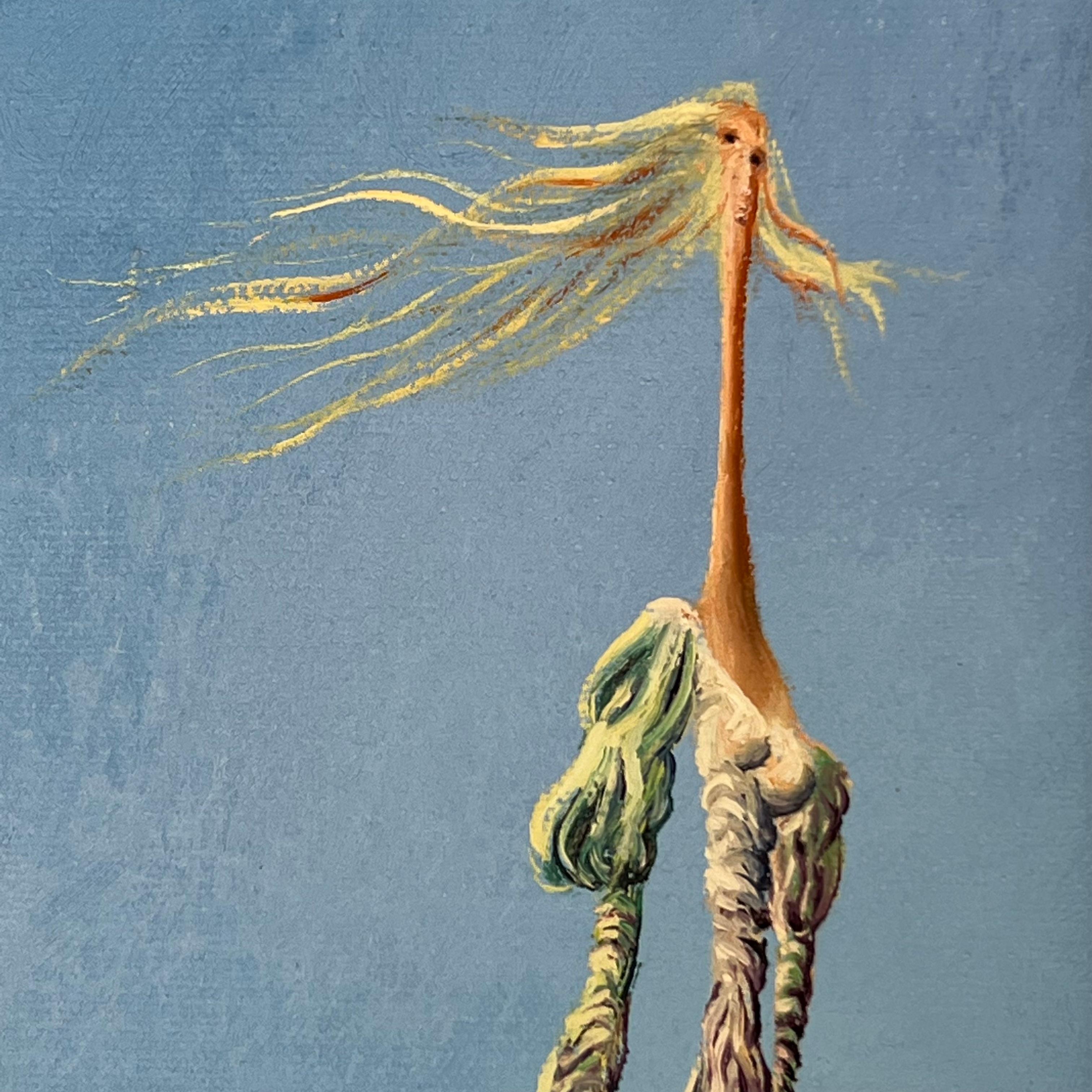 Pintura al óleo surrealista de Fodor Levente Posmoderno